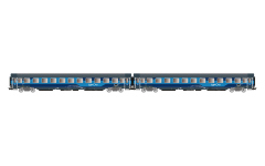 Rivarossi HR4408 - H0 - 2-tlg. Set Personenwagen Intercity, FS, Ep. VI - Set 2